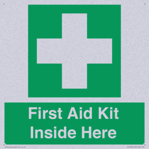 First Aid Kit Inside Here